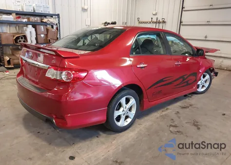 2011 Toyota Corolla S from USA, damaged, VIN 2T1BU4EE1BC560210